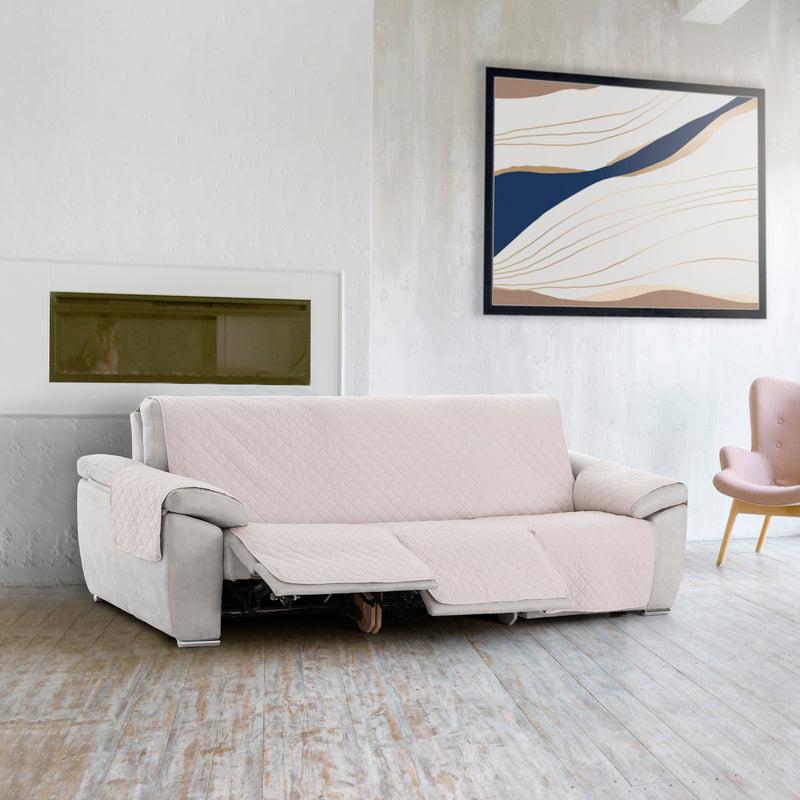 Eiffel textile Cubre Sofá Relax Reclinable Acolchado Antideslizante Atenea Rombos (3 Asientos)
