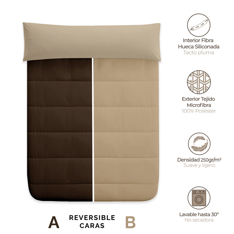 Eiffel Textile Edredón Relleno Nordico Bicolor Primavera Verano