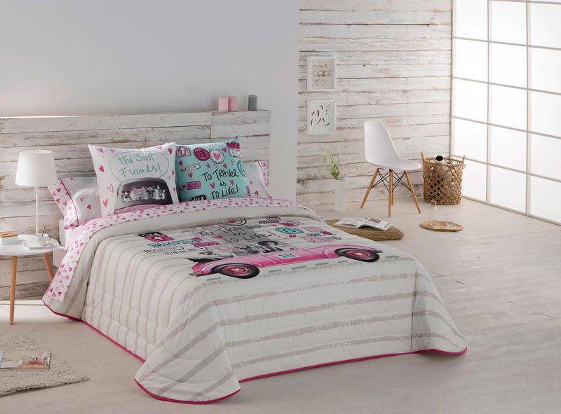 Eiffel Textile Colcha Bouti Estampada. Modelo Candy