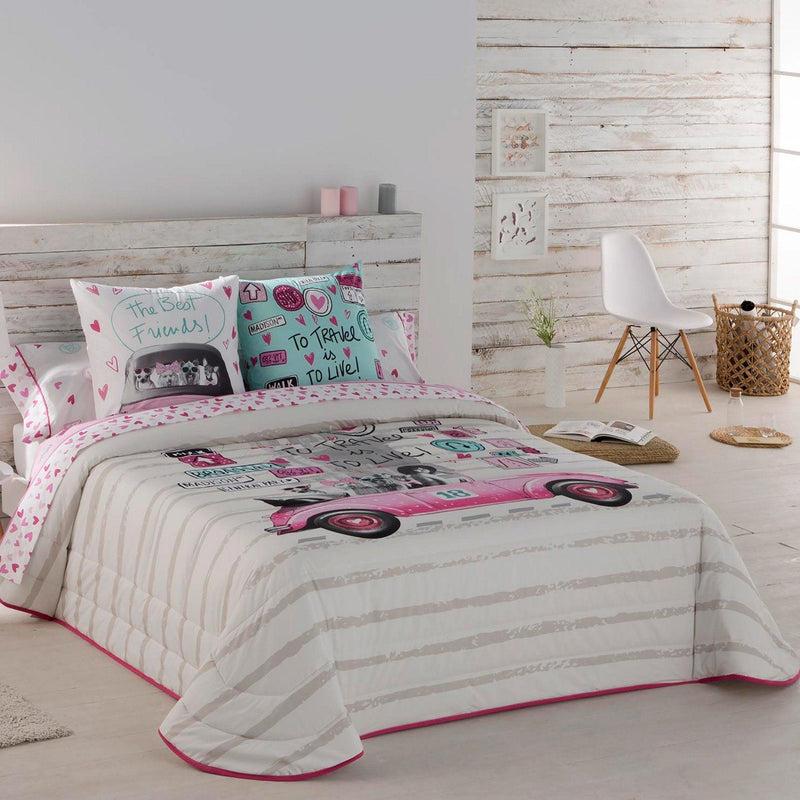 Eiffel textile Colcha Bouti Estampada. Modelo Candy