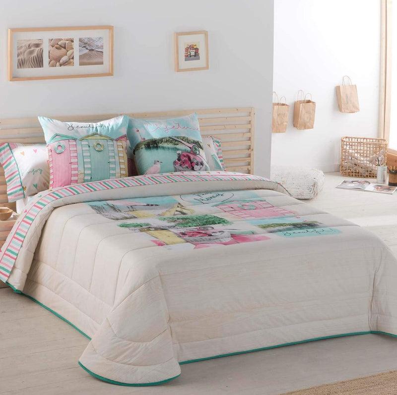 Eiffel textile Colcha Bouti Estampada. Modelo Life