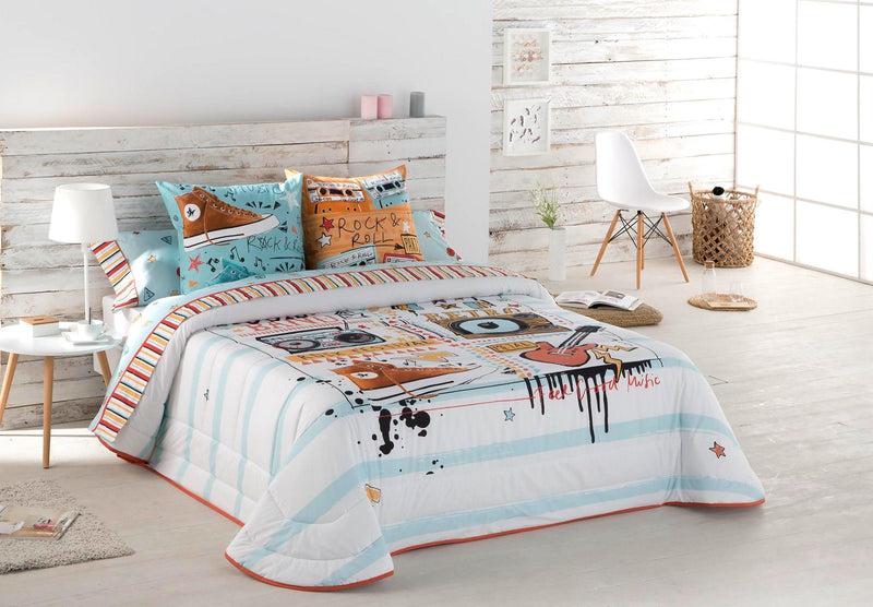 Eiffel Textile Colcha Bouti Estampada. Modelo Music