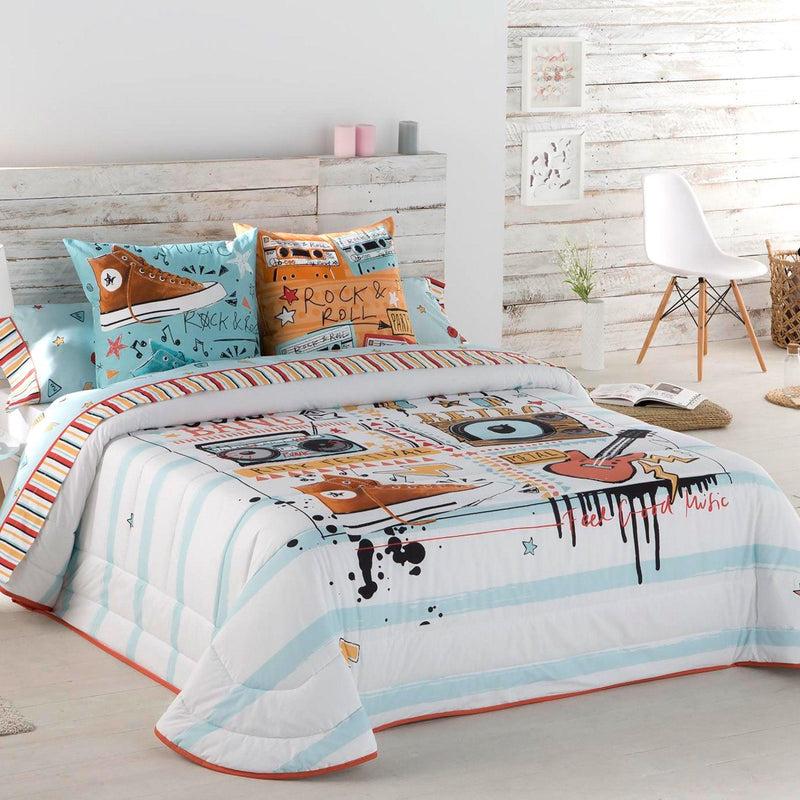 Eiffel textile Colcha Bouti Estampada. Modelo Music