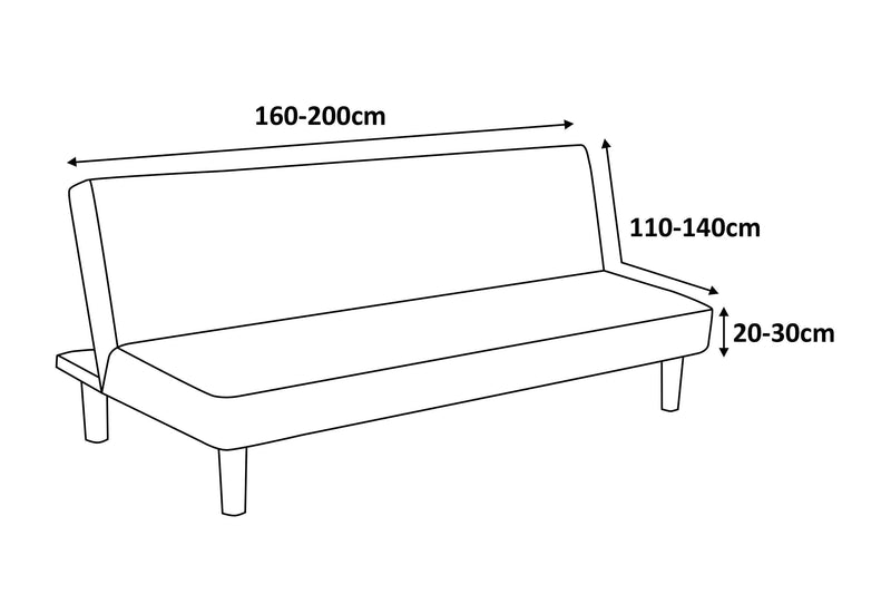 Eiffel Textile Funda Sofá Elástica Clic Clac Milan