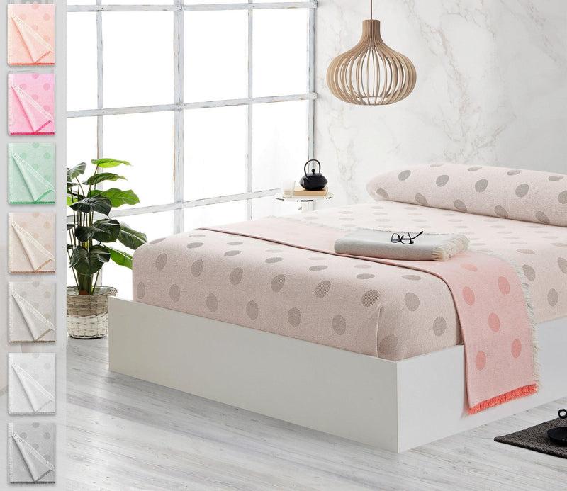 Eiffel Textile Plaid Multiusos Lunares. Sofá Y Cama