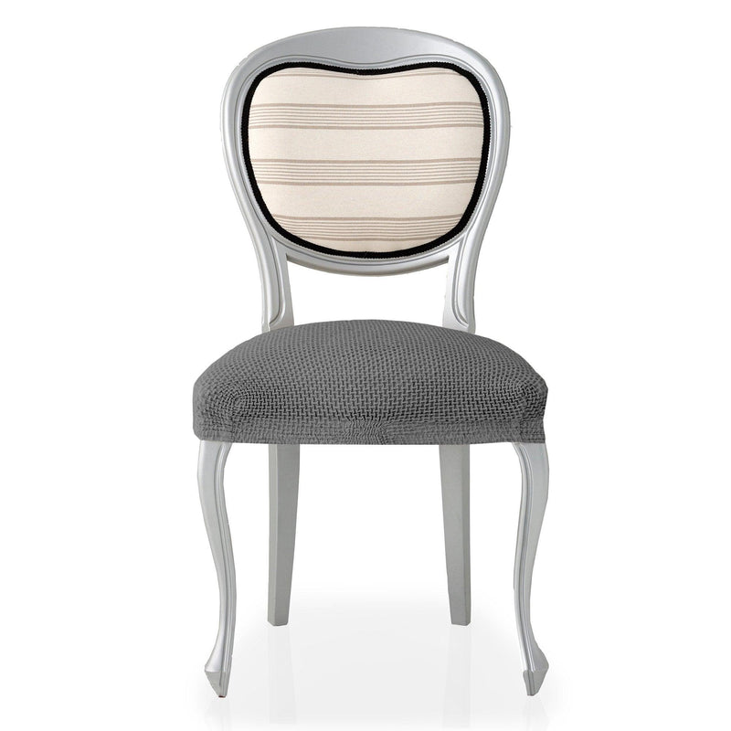 Eiffel textile Funda de Silla Bielástica Pack 2 Unidades Modelo Cora Gris