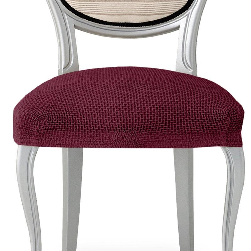 Eiffel Textile Funda De Silla Bielástica Pack 2 Unidades Modelo Cora Granate