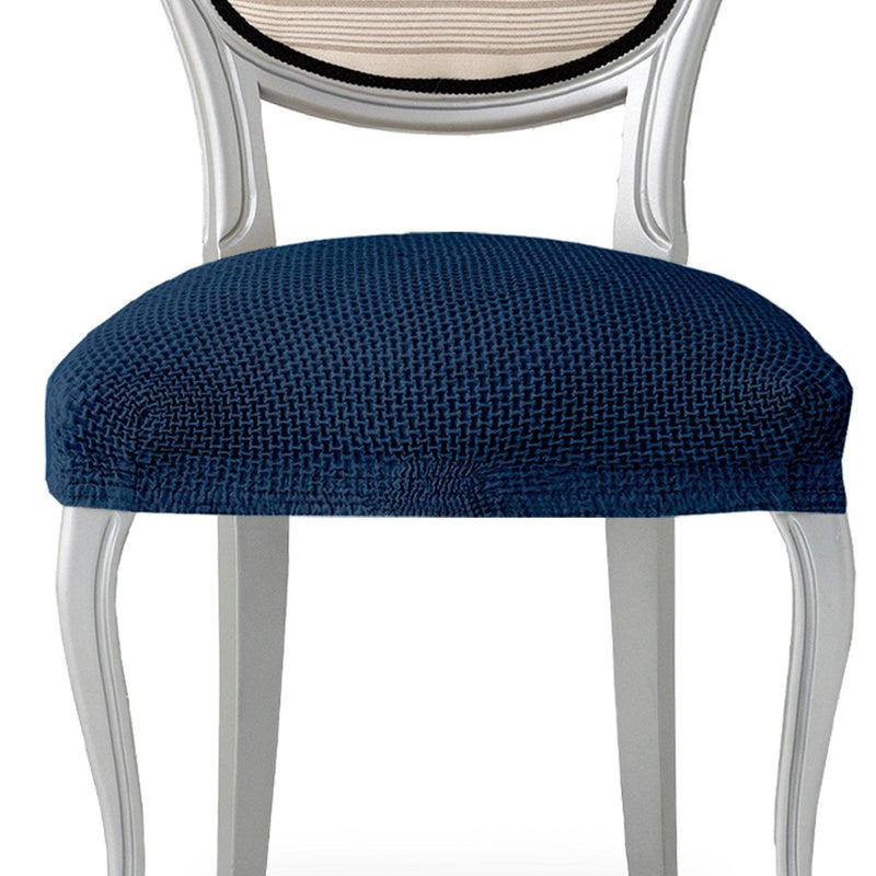 Eiffel Textile Funda De Silla Bielástica Pack 2 Unidades Modelo Cora Azul