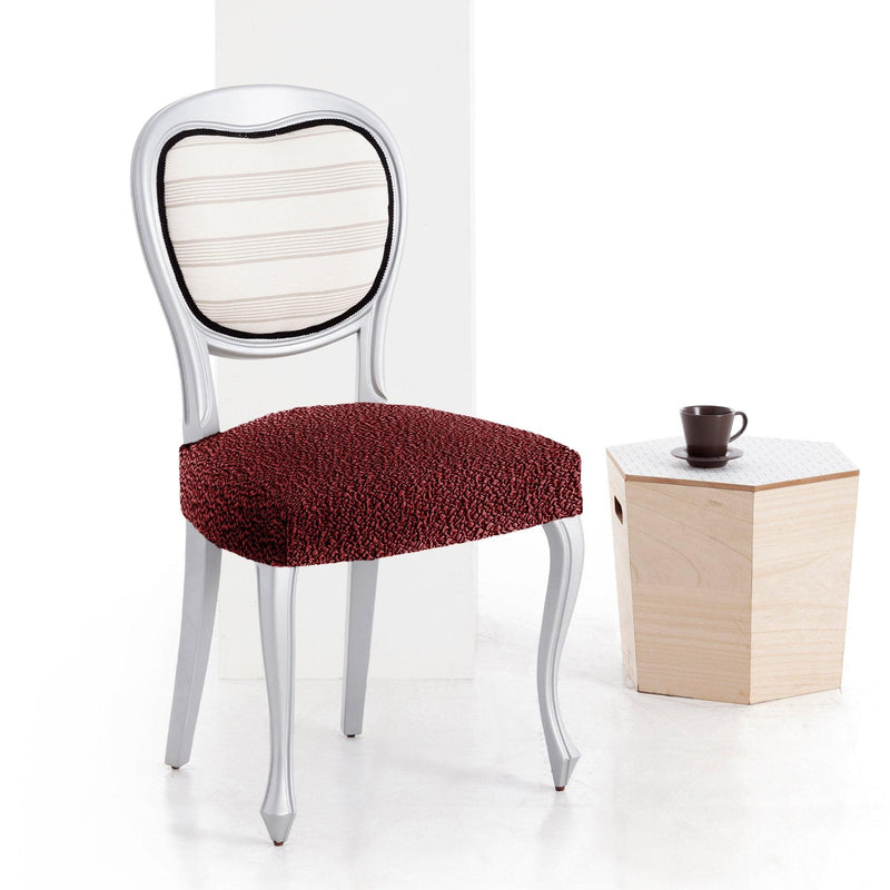 Eiffel Textile Funda De Silla Bielástica Pack 2 Unidades Modelo Roc Granate