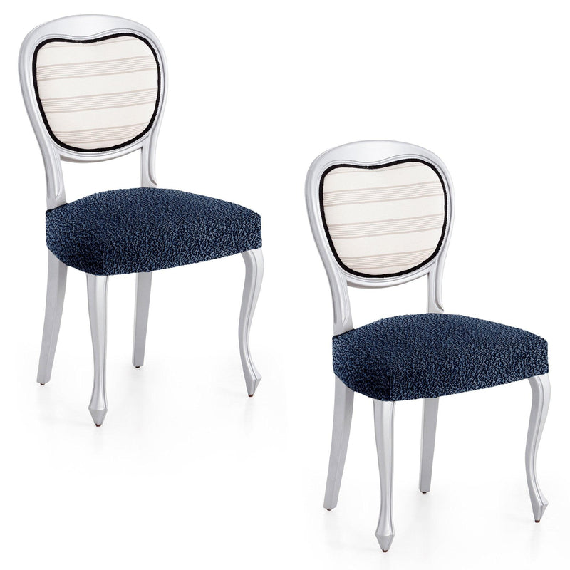 Eiffel Textile Funda De Silla Bielástica Pack 2 Unidades Modelo Roc Azul