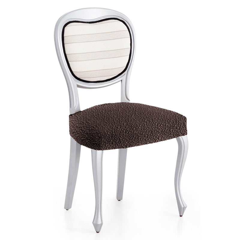 Eiffel textile Funda de Silla Bielástica Pack 2 Unidades Modelo Roc Marrón