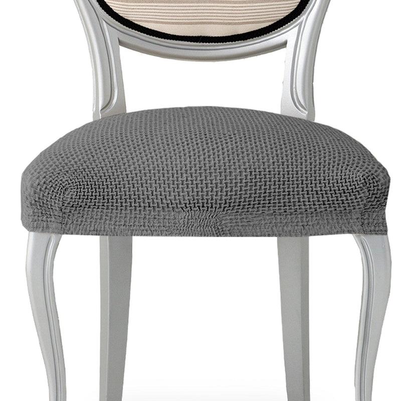 Eiffel Textile Funda De Silla Bielástica Pack 6 Unidades Modelo Cora Gris
