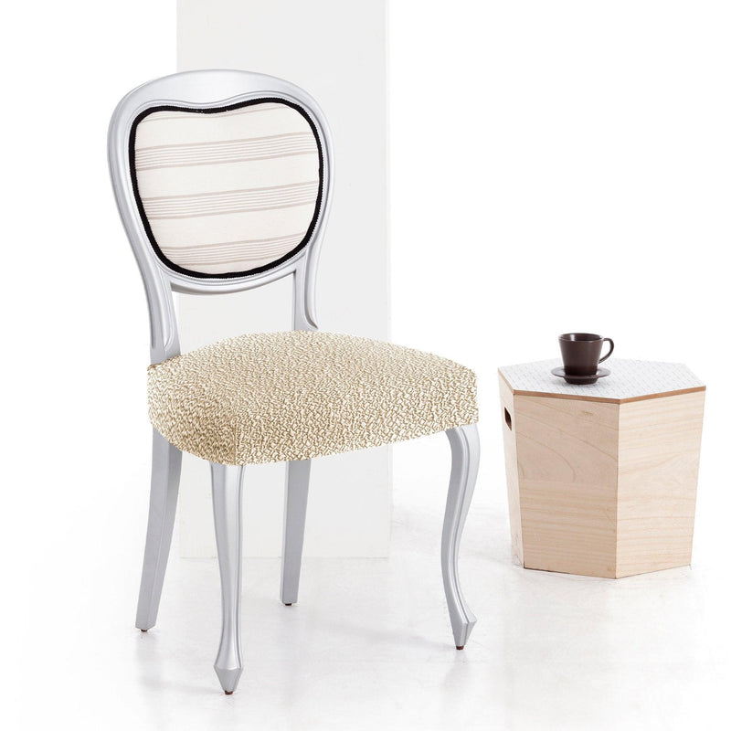 Eiffel Textile Funda De Silla Bielástica Pack 6 Unidades Modelo Roc Marfil