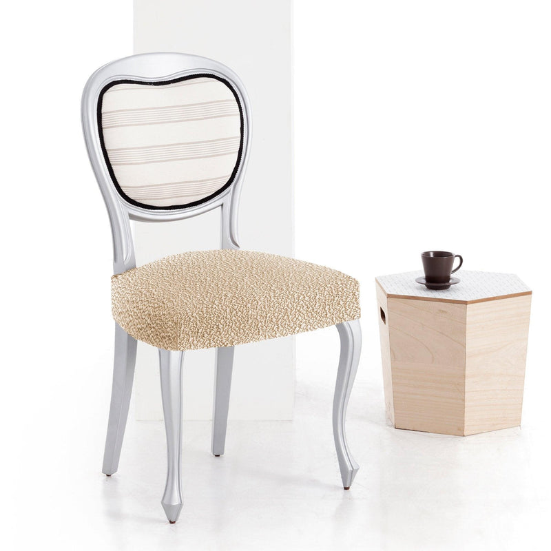 Eiffel Textile Funda De Silla Bielástica Pack 6 Unidades Modelo Roc Beige