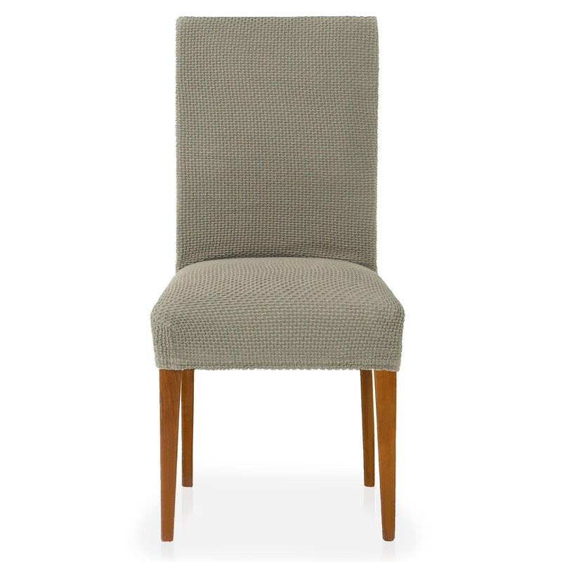 Eiffel textile Funda de Silla con Respaldo Bielástica Pack 2 Unidades Modelo Cora Lino