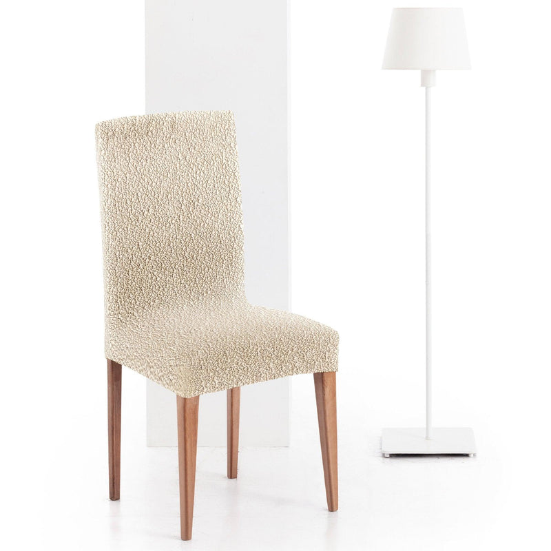 Eiffel Textile Funda De Silla Con Respaldo Bielástica Pack 2 Unidades Modelo Roc Marfil