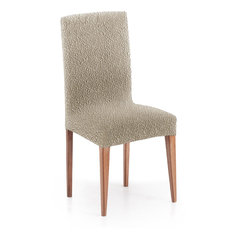 Eiffel textile Funda de Silla con respaldo Bielástica Pack 2 Unidades Modelo Roc Lino