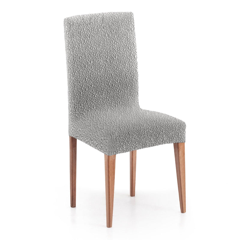 Eiffel textile Funda de Silla con respaldo Bielástica Pack 2 Unidades Modelo Roc Gris