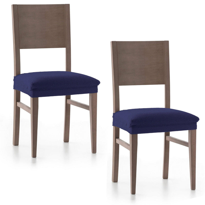 Eiffel Textile Funda De Silla Elástica Azul Pack 2 Unidades Modelo Rennes