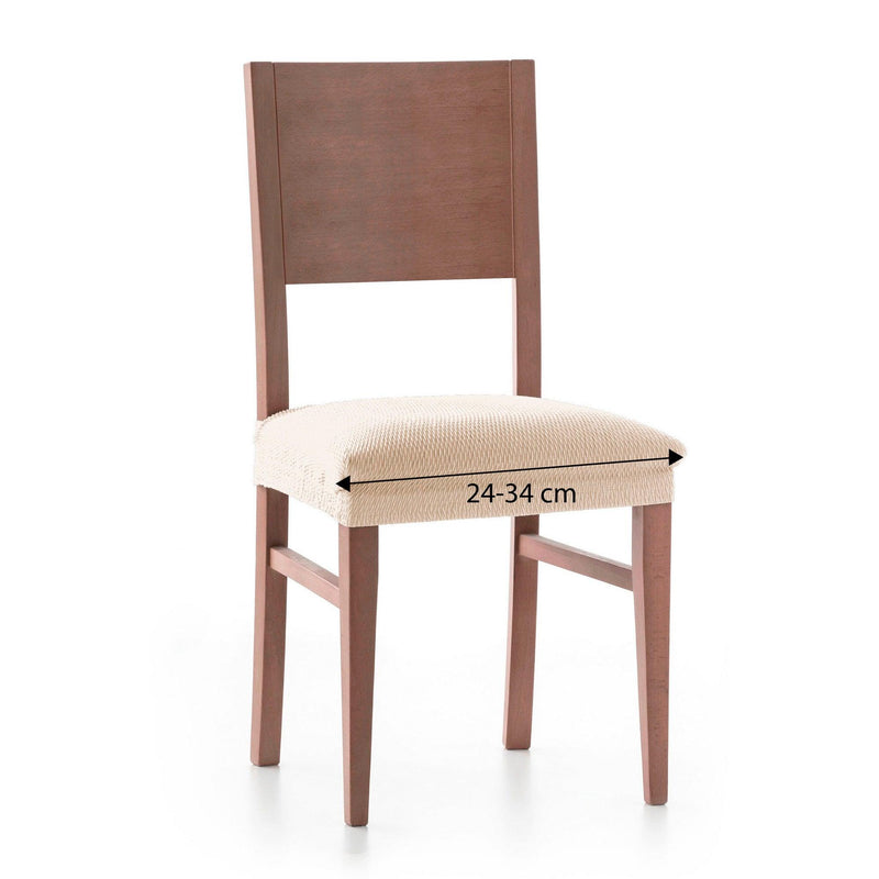 Eiffel Textile Funda De Silla Elástica Marfil Pack 2 Unidades Modelo Rennes