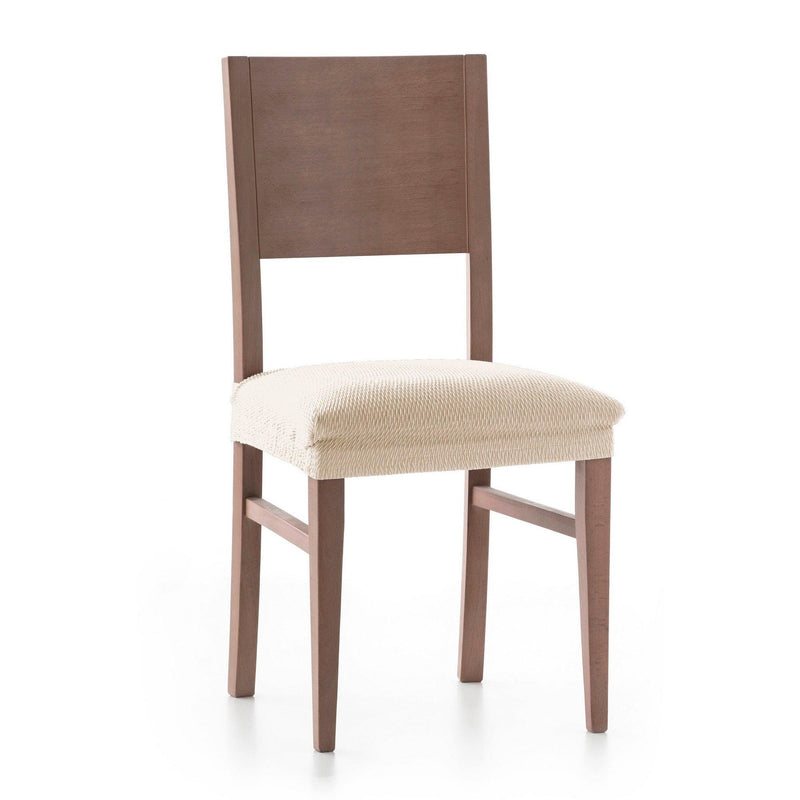 Eiffel textile Funda de Silla Elástica Marfil Pack 2 Unidades Modelo Rennes