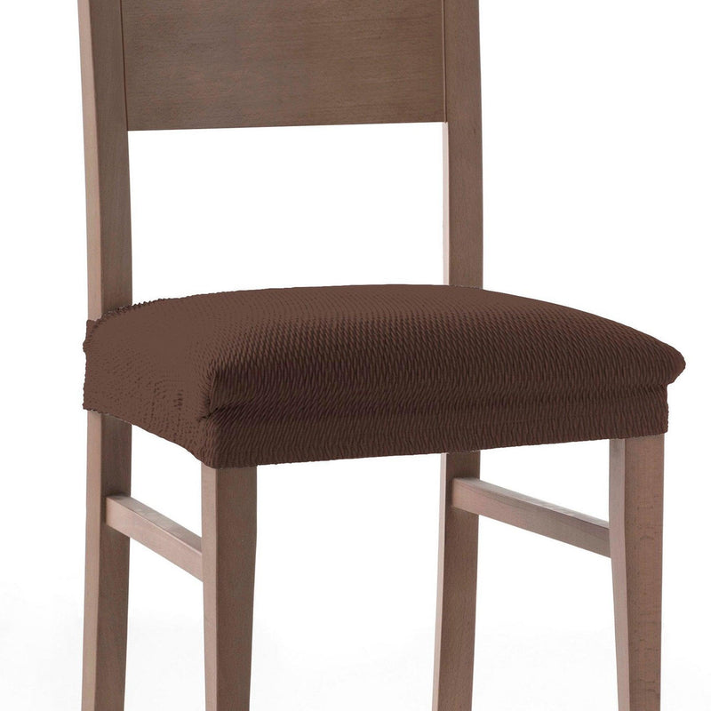 Eiffel Textile Funda De Silla Elástica Marrón Pack 2 Unidades Modelo Rennes