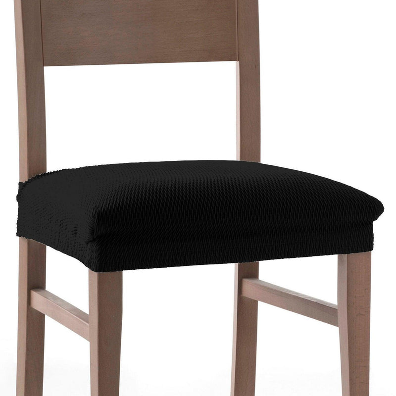 Eiffel Textile Funda De Silla Elástica Negro Pack 2 Unidades Modelo Rennes