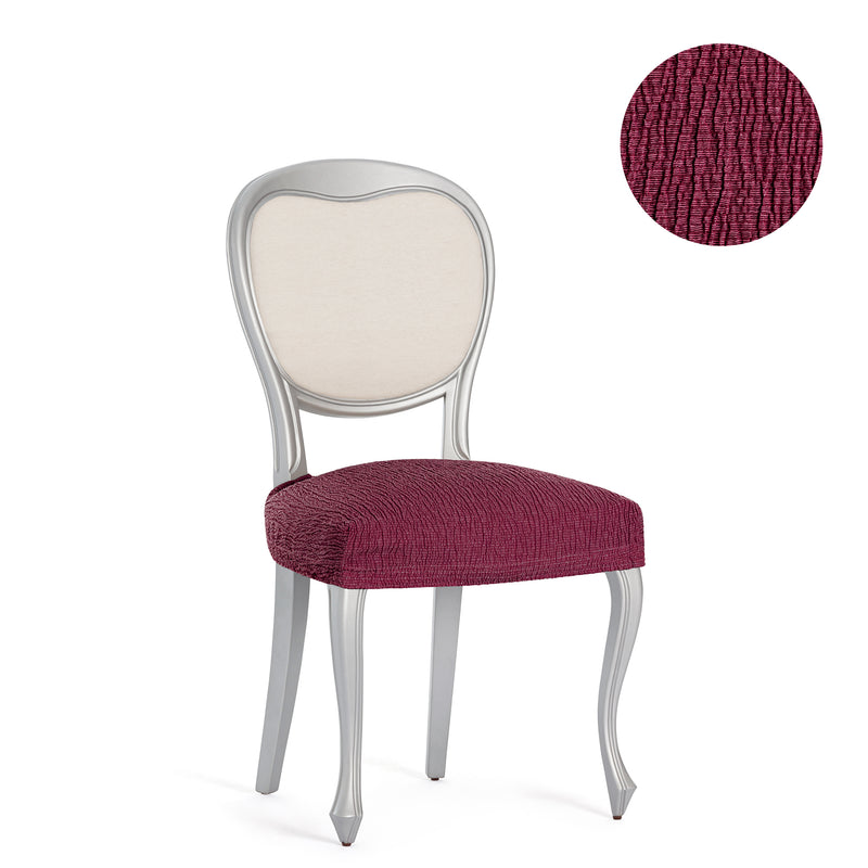 Eiffel Textile Funda De Silla Elástica Rojo Pack 2 Unidades Modelo Troya (40-50 Cm)