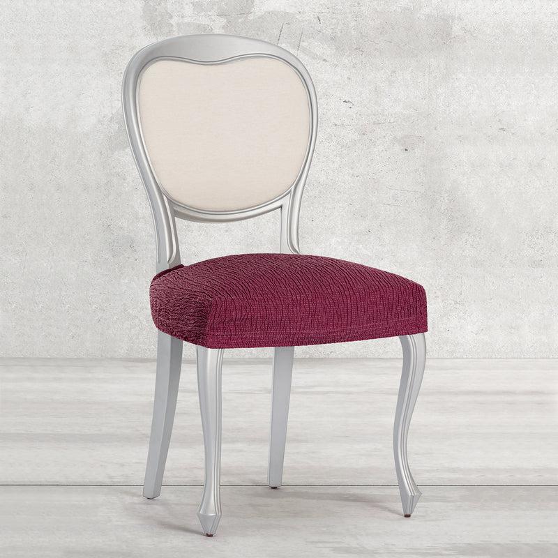 Eiffel Textile Funda De Silla Elástica Rojo Pack 2 Unidades Modelo Troya (40-50 Cm)