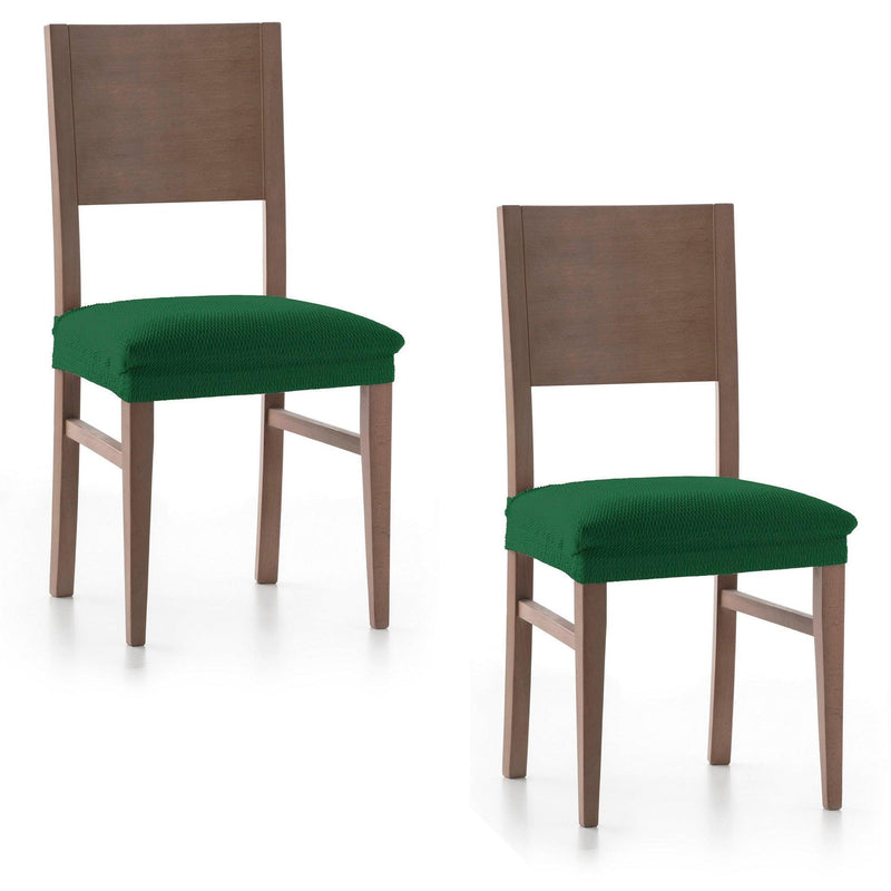 Eiffel Textile Funda De Silla Elástica Verde Pack 2 Unidades Modelo Rennes