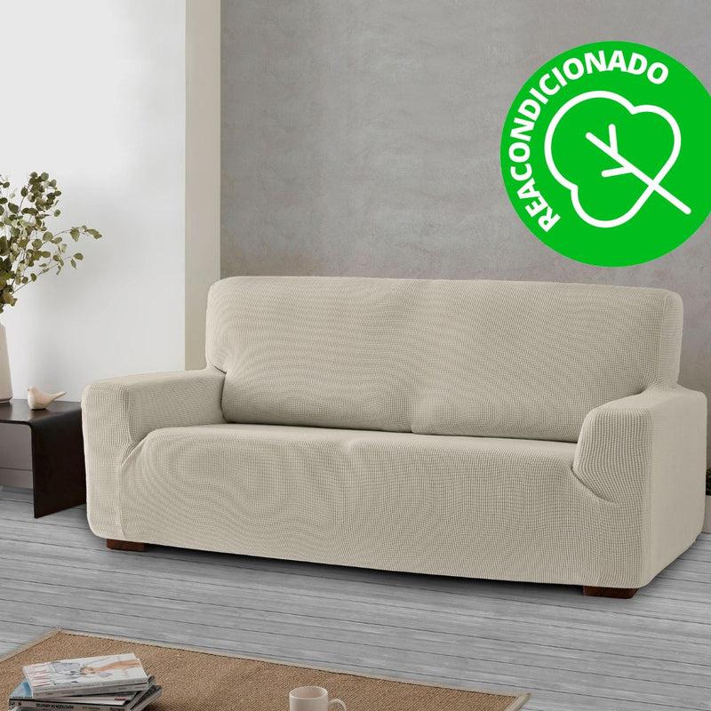 Eiffel textile Funda de Sofá Bielástica Mónaco 2 Plazas ( 130 - 180 cm ) MARFIL (REACONDICIONADO A+)