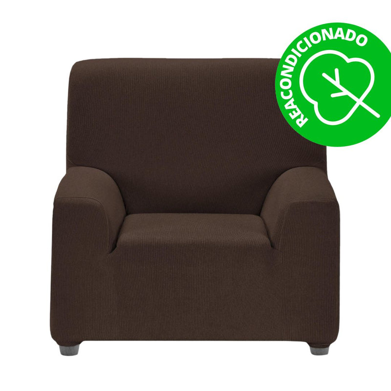 Eiffel textile Funda Sofá Elástica Rústica 1 Plaza ( 70 - 110 cm ) (REACONDICIONADO A+) Marron