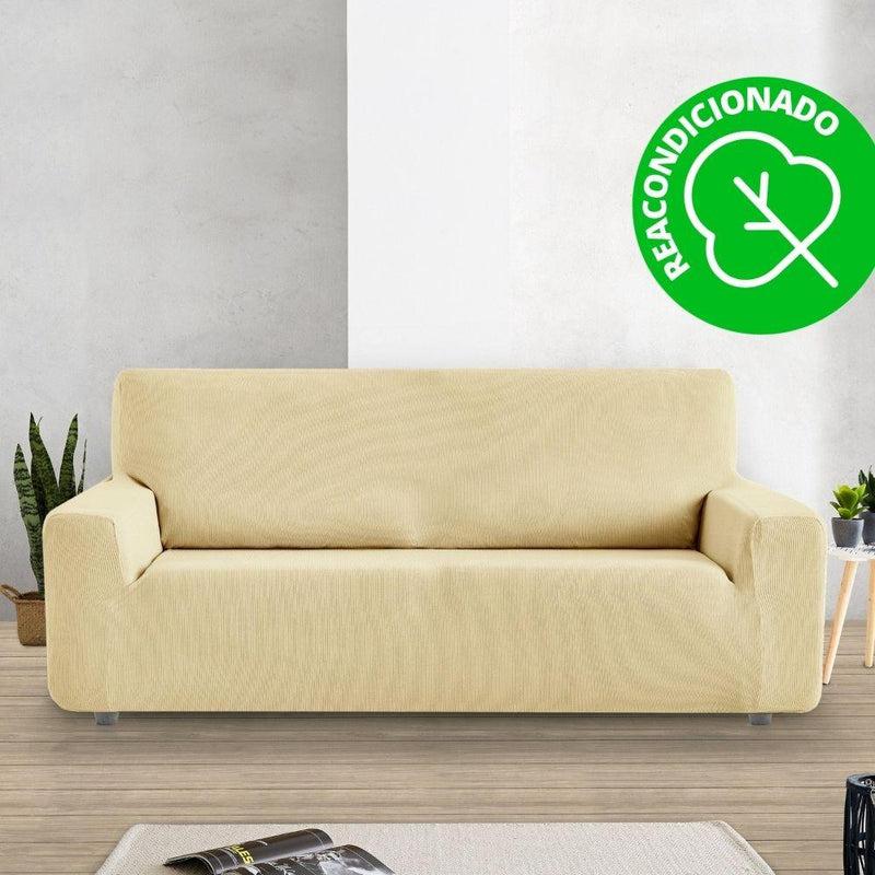 Eiffel textile Funda Sofá Elástica Rústica 2 Plazas ( 130 - 180 cm ) (REACONDICIONADO A+) Beige
