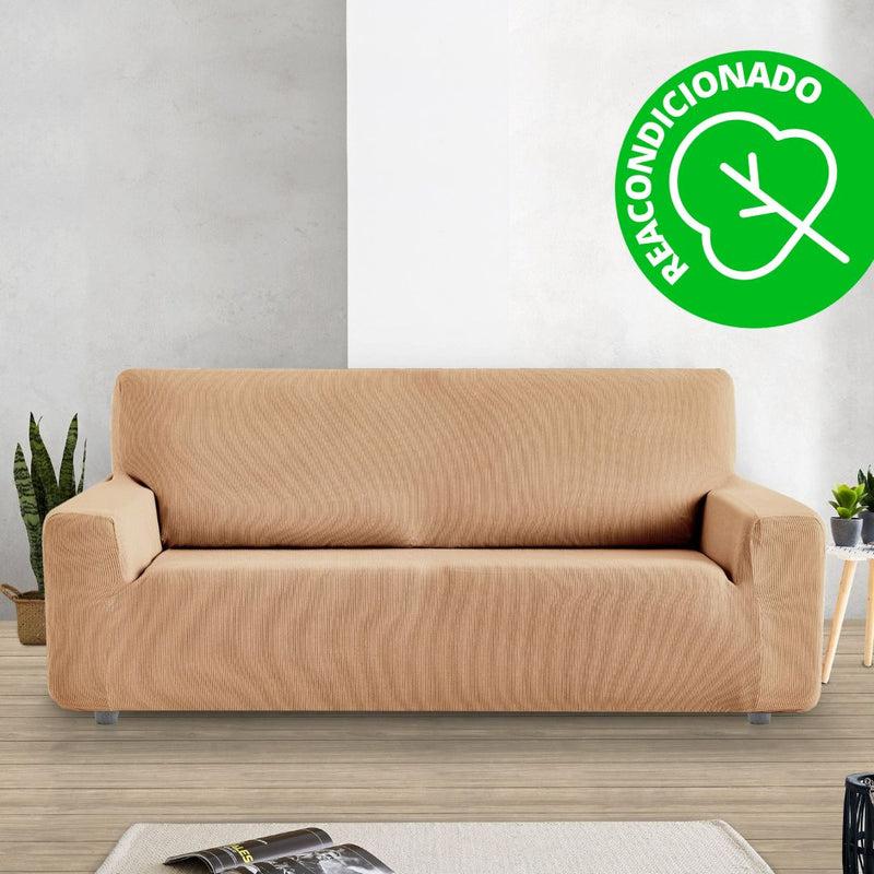 Eiffel textile Funda Sofá Elástica Rústica 2 Plazas ( 130 - 180 cm ) (REACONDICIONADO A+) Teja