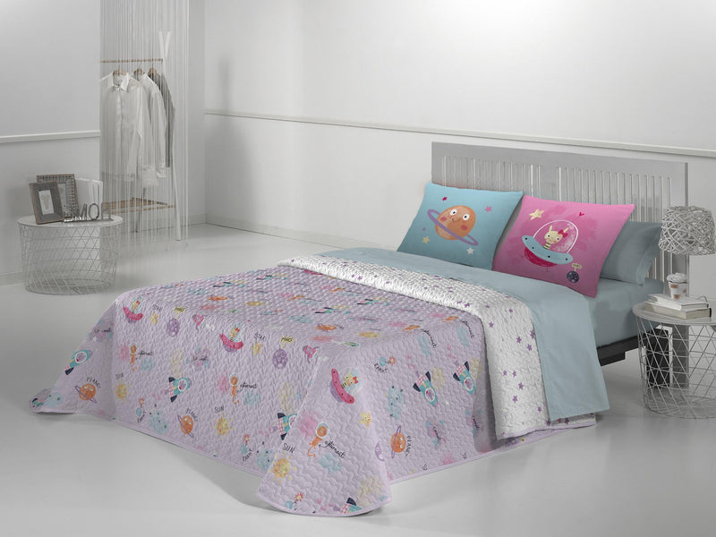 Eiffel textile JVR Colcha Bouti Estampada Modelo Planet