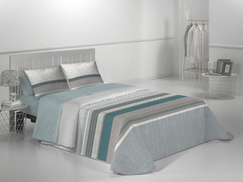 Eiffel textile JVR Colcha Bouti Estampada Modelo Silver