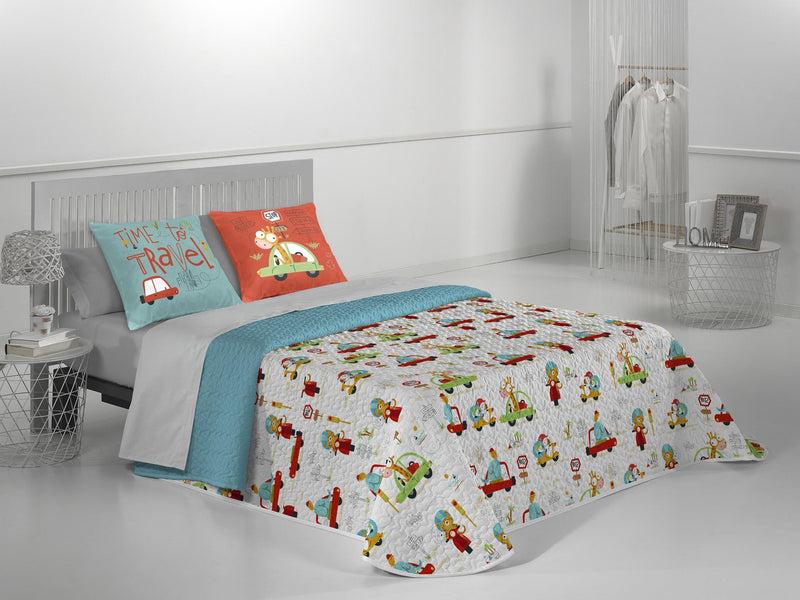 Eiffel textile JVR Colcha Bouti Estampada Modelo Traffic