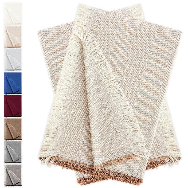 Eiffel textile Pack 2 Plaid Multiusos Espiga. Sofá y Cama