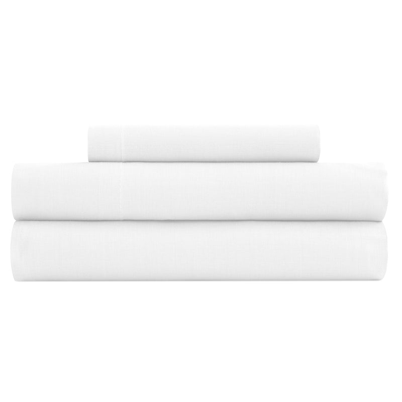 Eiffel Textile Pack Básico Viste Tu Cama Individual - Sábanas Blancas + Colcha Silver + Plaid Liso