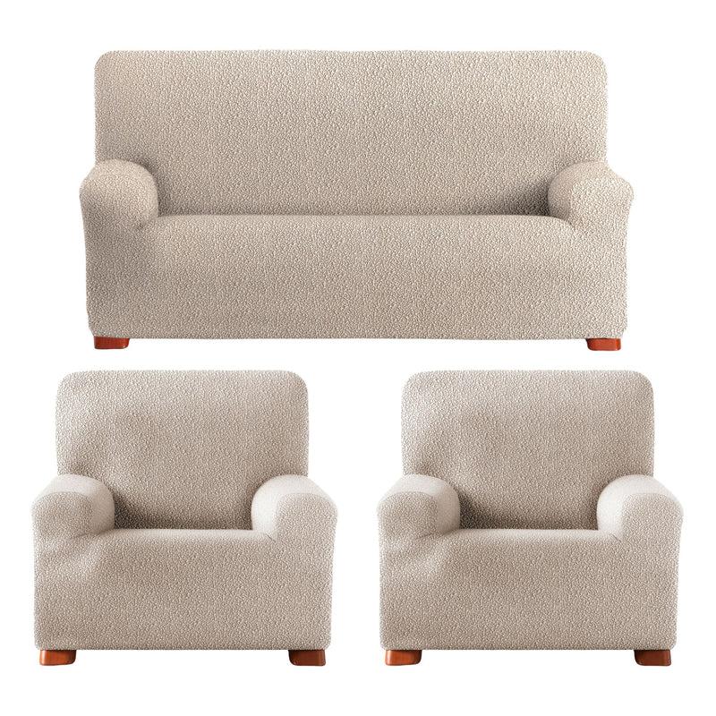 Eiffel textile Pack de Funda Sofá Bielástica Roc Set 3+1+1 Plazas