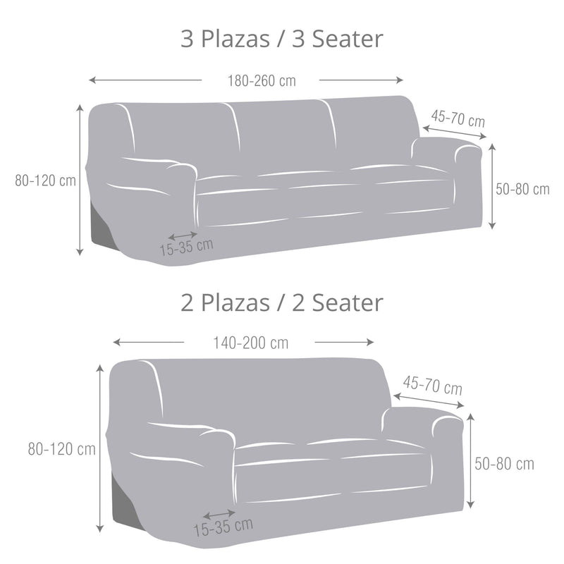 Eiffel Textile Pack De Funda Sofá Bielástica Roc Set 3+2 Plazas