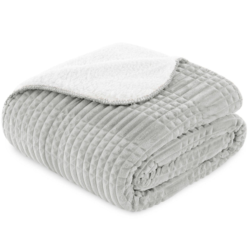 Eiffel textile Plaid Multiusos Manta Polar Gofrada + Borrego