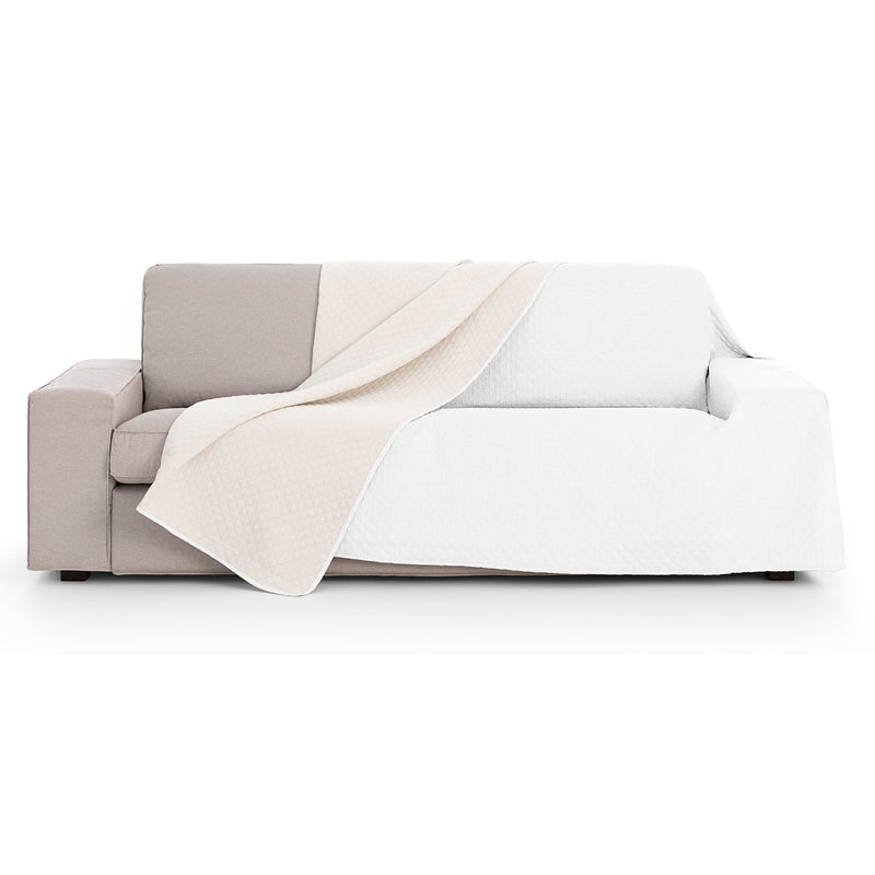 Eiffel Textile Plaid Multiusos Modelo Silver. Colcha Manta Sofa O Cama. Diseño Rombos