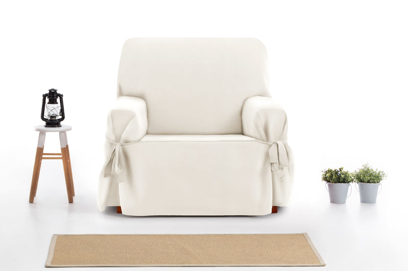 Eiffel textile Protector Cubre Sillón Eysa 1 Plaza Modelo Levante Lazos