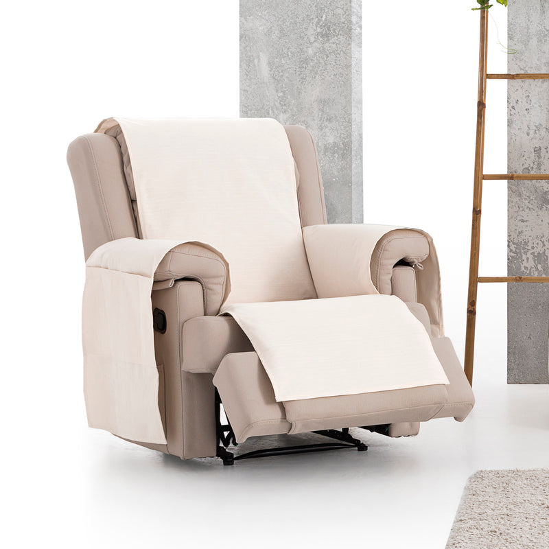 Eiffel textile Protector Cubre Sillón Impermeable Antimanchas Liso 1 Plaza Relax Orejero Garona