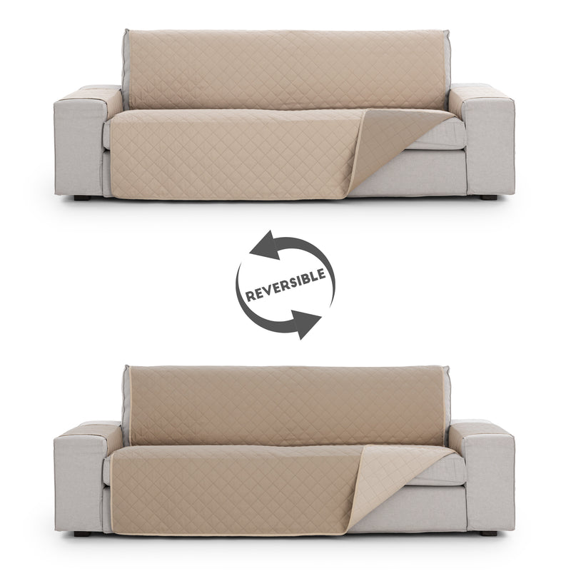 Eiffel Textile Protector Cubre Sofá Acolchado Reversible Luna Rombos