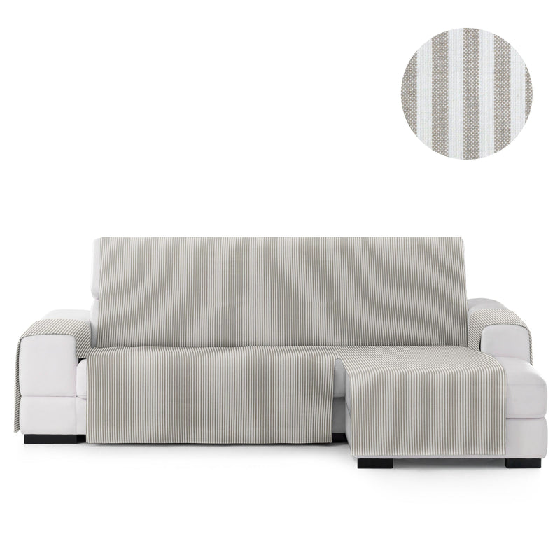 Eiffel Textile Protector Cubre Sofá Chaise Longue Rayas Modelo Cartagena