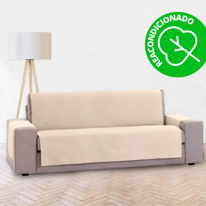 Eiffel textile Protector Cubre Sofá Élite Chenilla 2 Plazas Marfil (REACONDICIONADO A+)