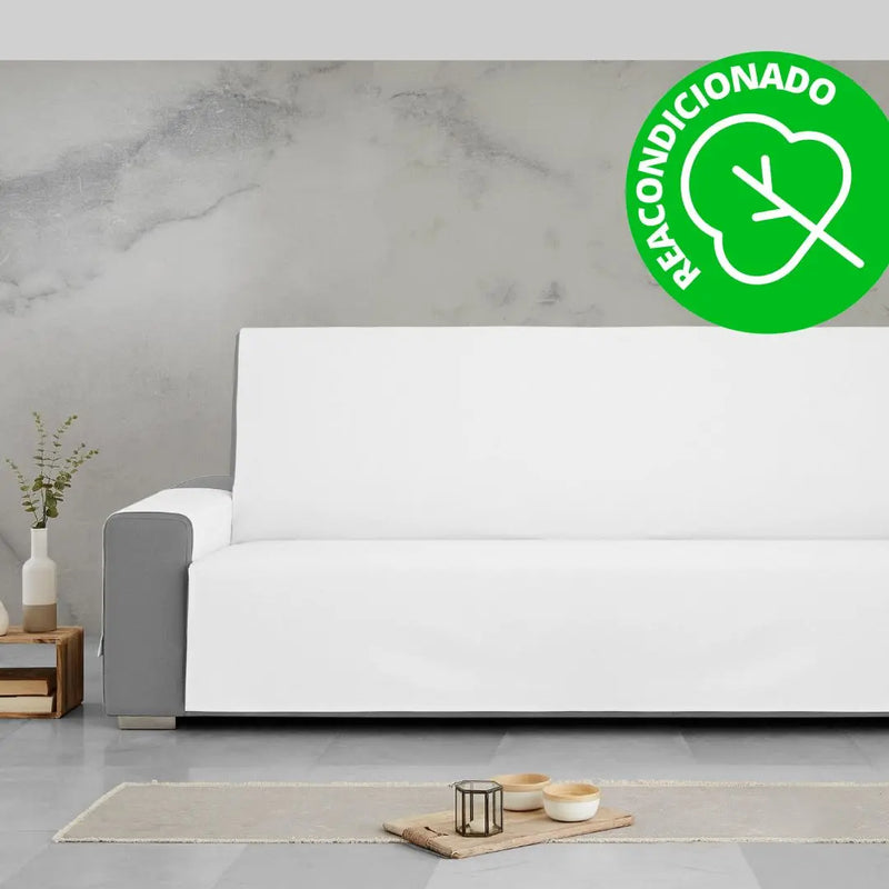 Eiffel textile Protector Cubre Sofá Eysa Modelo Valencia 3 plazas ( 155 - 185 cm ) Blanco (REACONDICIONADO A+)