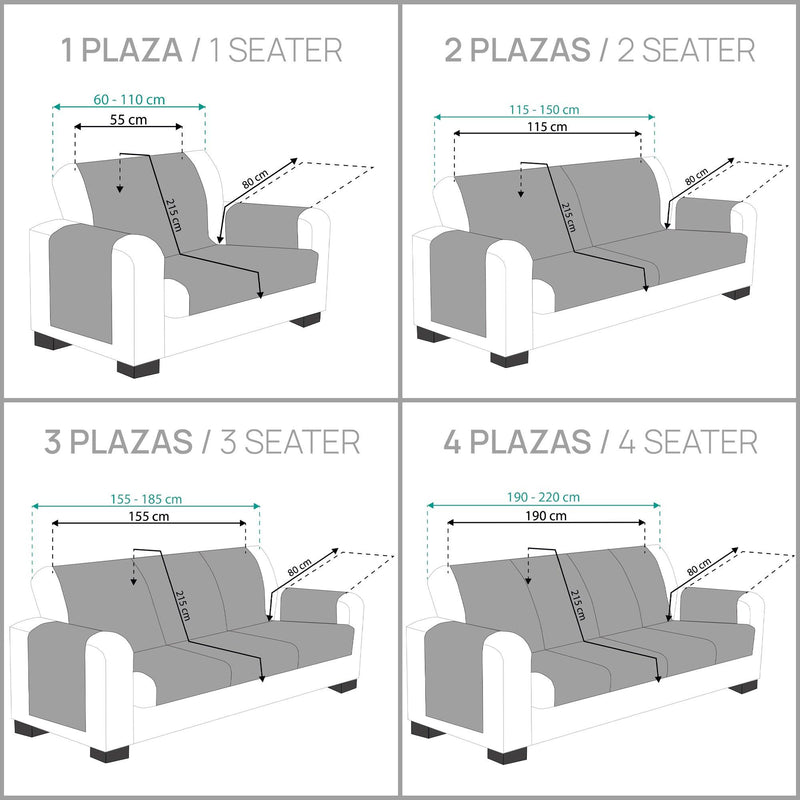Eiffel Textile Protector Cubre Sofá Eysa Modelo Valeria